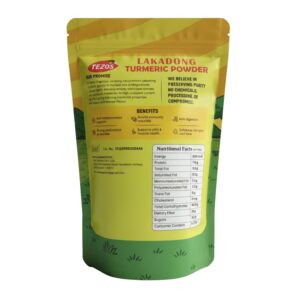 Tezos High Curcumin Lakadong Turmeric Powder tezos high curcumin lakadong turmeric powder